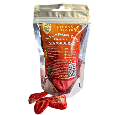 Eterna Treats Freeze Dried Stawberries Snack Pack