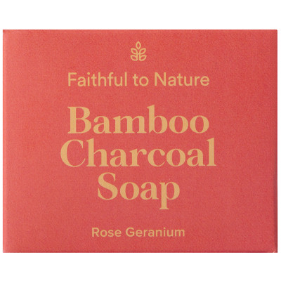 FtN Bamboo Charcoal Soap Rose Geranium