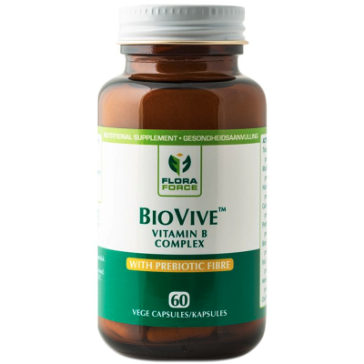 Flora Force BioVive™ B-Complex with Prebiotic Fibre 60 capsules
