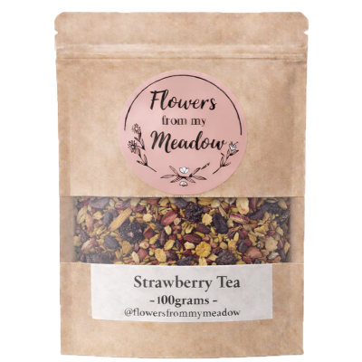 Flowers From My Meadow Strawberry Loose Leaf Tea