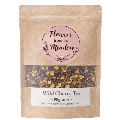 Flowers From My Meadow Wild Cherry Loose Leaf Tea