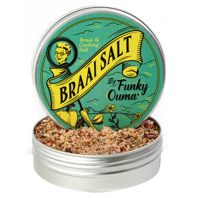 Funky Ouma Braai Salt Travel Tin