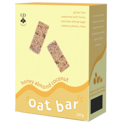 Gayleen's Oat Bars Honey Almond Coconut