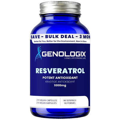 Genologix - Resveratrol - 90 Day Supply