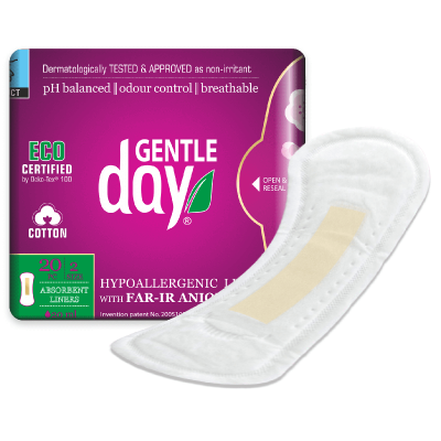 Gentle Day Absorbent Liners - Organic & Hypoallergenic