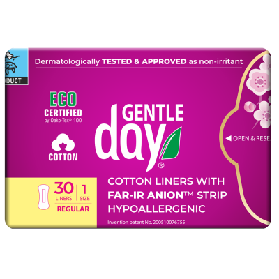 Gentle Day Regular Liners - Organic & Hypoallergenic