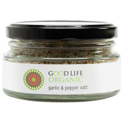 Good Life Organic Garlic & Pepper Salt 180g