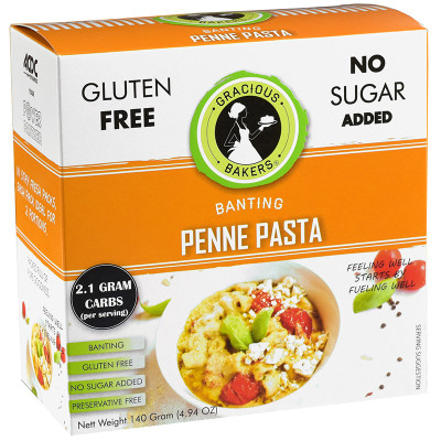 Gracious Bakers Banting Penne Pasta