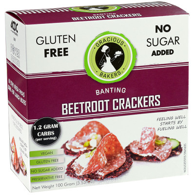 Gracious Bakers Beetroot Crackers