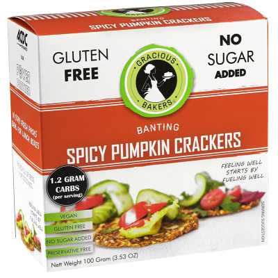 Gracious Bakers Spicy Pumpkin Crackers