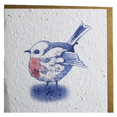 Growing Paper Bird Greeting Card