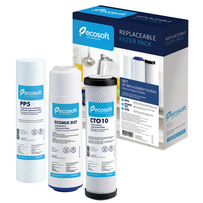 Ecosoft 3-Stage System Replaceable Filter Pack