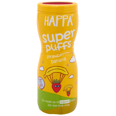 Happa Strawberry & Banana Puffs