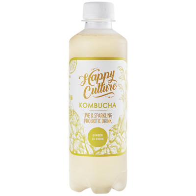 Happy Culture Ginger & Lemon Kombucha 330ml