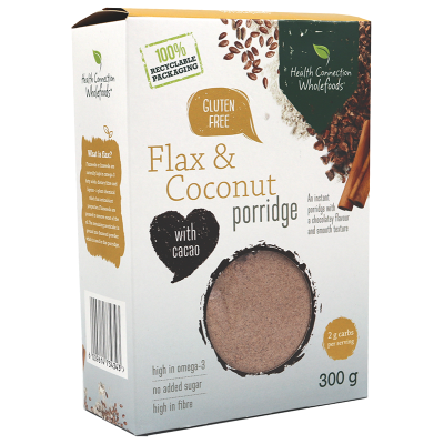 Health Connection Flax & Coconut Porridge With Cacao