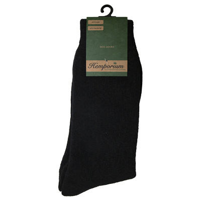 Hemporium Fleece Socks Black