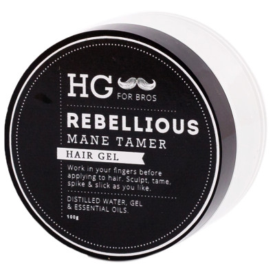 Hey Gorgeous HG for Bros Rebellious Mane Tamer Hair Gel