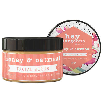 Hey Gorgeous Honey & Oatmeal Facial Scrub