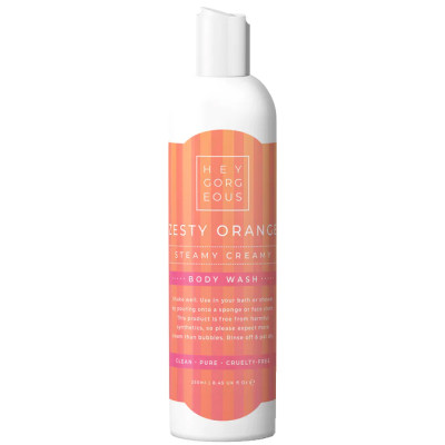 Hey Gorgeous Zesty Orange Steamy Creamy Body Wash