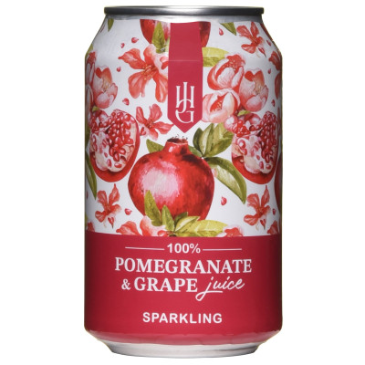Jan Harmsgat 100% Pomegranate & Grape Juice Sparkling