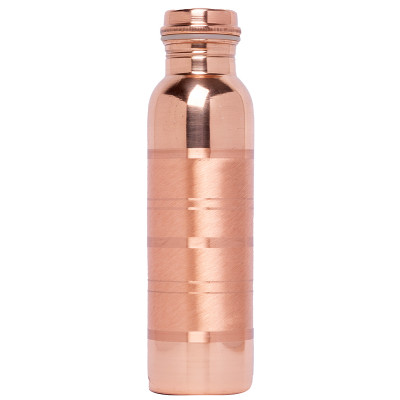 Just Copper Smooth Copper Water Bottle 