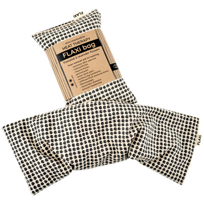 FLAXi Bag Natural Heat Therapy - Charcoal Dots