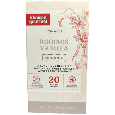 Khoisan Gourmet Organic Infusions Rooibos Vanilla