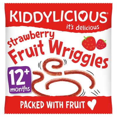Kiddylicious Wriggles - Strawberry