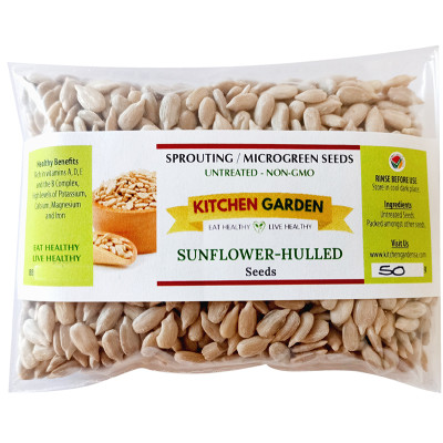 Kitchen Garden Shelled Sunflower Sprouting Seeds 50g
