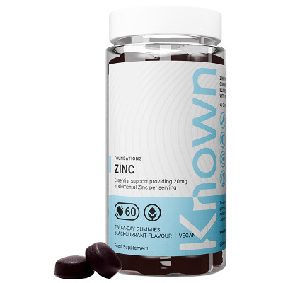 Known Zinc Gummies Blackcurrant