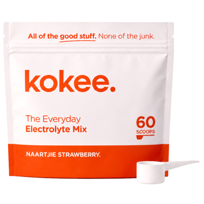 Kokee Everyday Electrolyte Mix - Naartjie Strawberry 240g