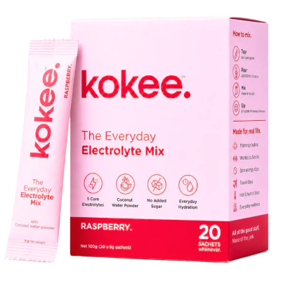 Kokee Everyday Electrolyte Mix - Raspberry Sachets