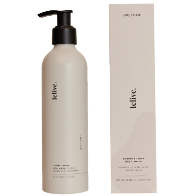Lelive. Rooibos & Aloe Jelly Splash Cleanser