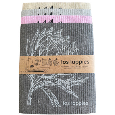 Los Lappies Reusable Cellulose Cleaning Cloth - Protea