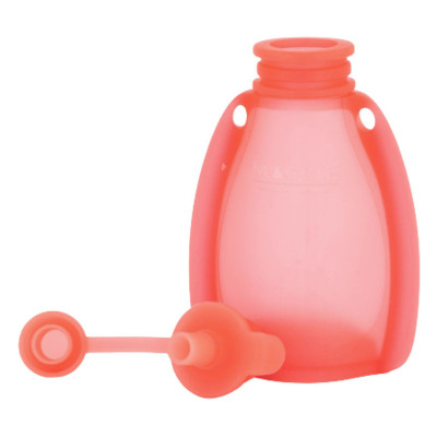 Maccie Refillable Food Pouch - Raspberry Pink