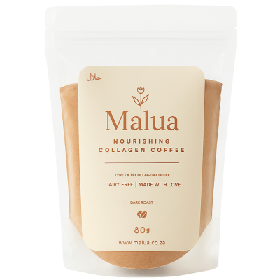 Malua Collagen Coffee - Type I & III Collagen Dark Roast