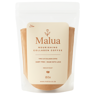 Malua Collagen Coffee - Type I & III Collagen Medium Roast