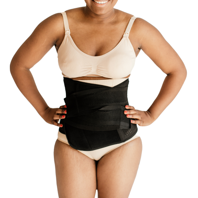 Maternity Mommy Belly Wrap Black - XL