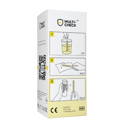 Multi-Check 10P Urinalysis Reagent Strips
