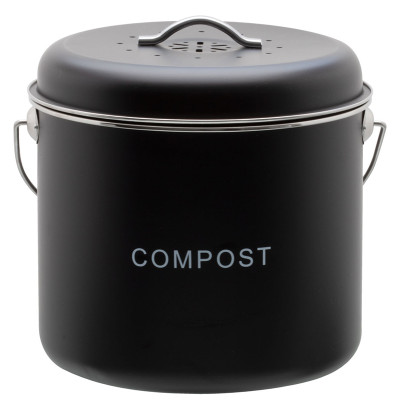 Microgarden Kitchen Compost Bin - Liquorice