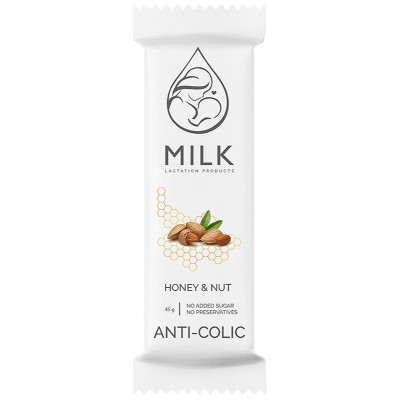 Milk Lactation Products Honey & Nut Anti-Colic Bar - Single