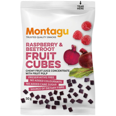 Montagu - Fruit Cubes Raspberry & Beetroot