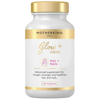 Motherkind Glow & Grow Hair + Nails Capsules