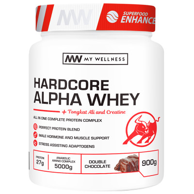 My Wellness Hardcore Alpha Whey - Double Choc