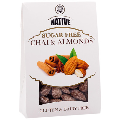 Native Crispy Coated Almonds with Chai Spice