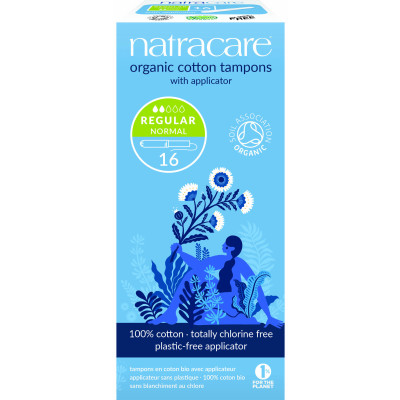 Natracare Organic Cotton Regular Applicator Tampons