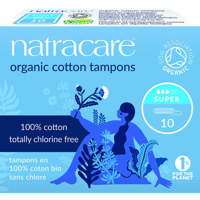 Natracare Organic Cotton Super Tampons (10)