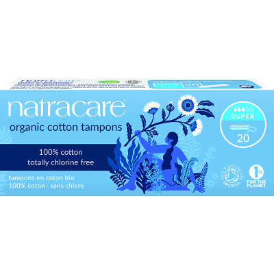 Natracare Organic Cotton Super Tampons (20)
