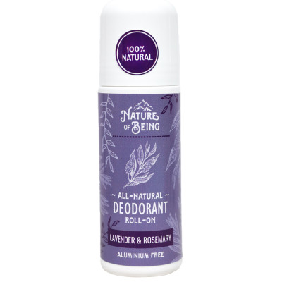 Nature of Being Lavender & Rosemary All Natural Deodorant Roll-On