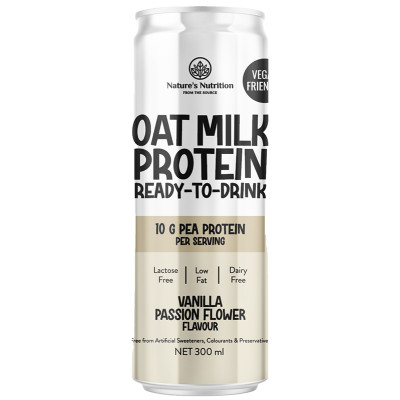 Nature's Nutrition Oat Milk Protein Drink Vanilla Passion Flower
